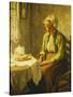 Grace before the Meal, 1927-Evert Pieters-Stretched Canvas