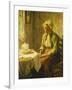 Grace before the Meal, 1927-Evert Pieters-Framed Giclee Print