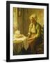 Grace before the Meal, 1927-Evert Pieters-Framed Giclee Print