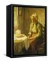 Grace before the Meal, 1927-Evert Pieters-Framed Stretched Canvas