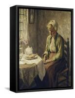 Grace before the Meal-Evert Pieters-Framed Stretched Canvas