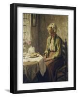 Grace before the Meal-Evert Pieters-Framed Giclee Print