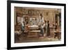 Grace before the Meal-Lorenzo Quaglio-Framed Giclee Print