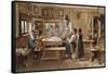 Grace before the Meal-Lorenzo Quaglio-Framed Stretched Canvas