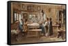 Grace before the Meal-Lorenzo Quaglio-Framed Stretched Canvas