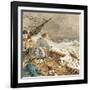 Grace Darling and Her Father Saving the Shipwrecked Crew, 17th September 1838-William Bell Scott-Framed Giclee Print