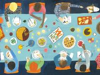 Dinner party, 2015-Grace Helmer-Laminated Premium Giclee Print