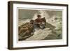 Grace Horsley Darling Daughter of Lighthouse-Keeper on the Farne Islands-Charles Joseph Staniland-Framed Art Print