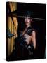 Grace Jones, Wearing Unusual Hat-John Paschal-Stretched Canvas