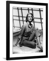 Grace Kelly, 1954 (b/w photo)-null-Framed Photo