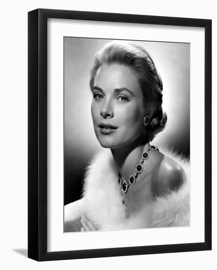 Grace Kelly, 1955-null-Framed Photo