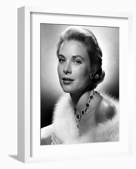 Grace Kelly, 1955-null-Framed Photo