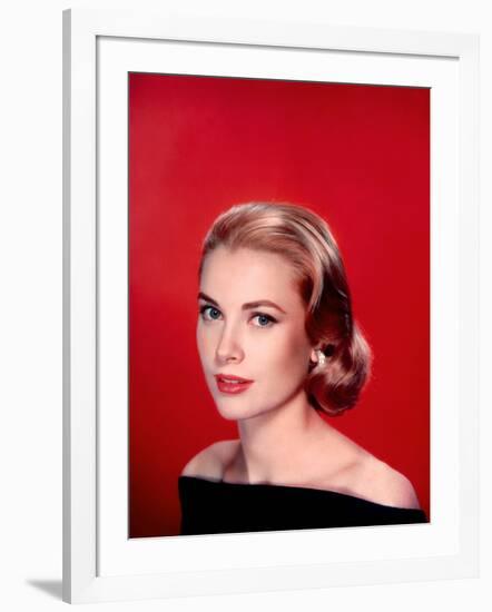 Grace Kelly, 1956 (photo)-null-Framed Photo