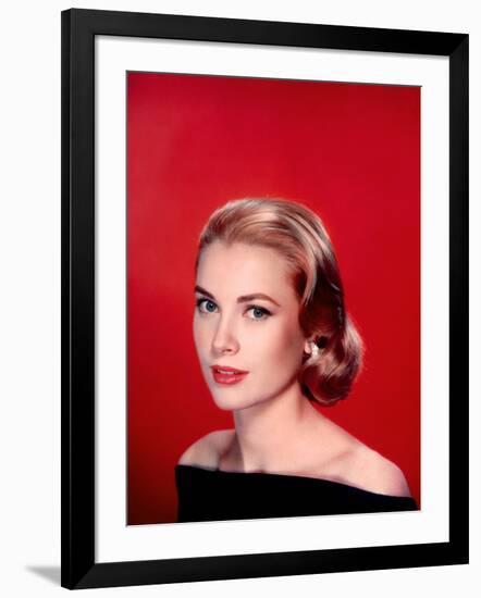 Grace Kelly, 1956 (photo)-null-Framed Photo