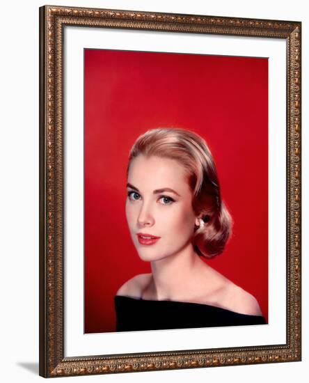 Grace Kelly, 1956 (photo)-null-Framed Photo