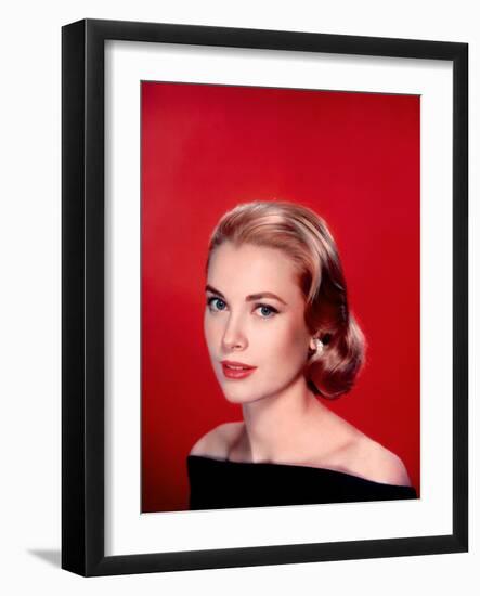 Grace Kelly, 1956 (photo)-null-Framed Photo