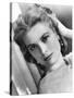 Grace Kelly (b/w photo)-null-Stretched Canvas