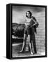 Grace Kelly (b/w photo)-null-Framed Stretched Canvas