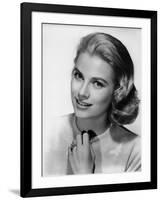 Grace Kelly (b/w photo)-null-Framed Photo