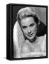 Grace Kelly (b/w photo)-null-Framed Stretched Canvas