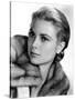 Grace Kelly (b/w photo)-null-Stretched Canvas