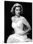 Grace Kelly (b/w photo)-null-Stretched Canvas