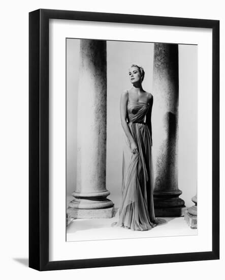 Grace Kelly (b/w photo)-null-Framed Photo