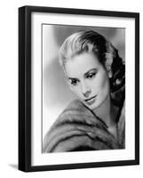 Grace Kelly (b/w photo)-null-Framed Photo