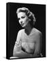 Grace Kelly (b/w photo)-null-Framed Stretched Canvas