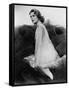Grace Kelly (b/w photo)-null-Framed Stretched Canvas