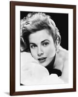 Grace Kelly (b/w photo)-null-Framed Photo