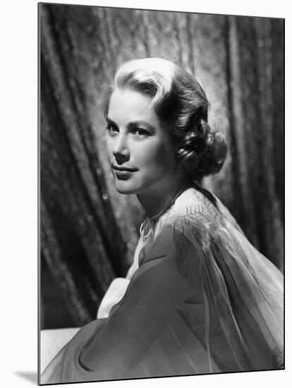 Grace Kelly (b/w photo)-null-Mounted Photo