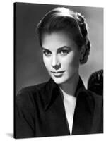 Grace Kelly (b/w photo)-null-Stretched Canvas