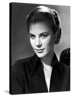 Grace Kelly (b/w photo)-null-Stretched Canvas