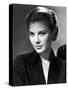 Grace Kelly (b/w photo)-null-Stretched Canvas