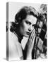 Grace Kelly (b/w photo)-null-Stretched Canvas