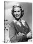 Grace Kelly (b/w photo)-null-Stretched Canvas