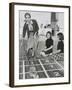 Grace Kelly by Playing Shuffleboard on the Deck of the Uss Constitution, April 10, 1956-null-Framed Photo