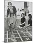 Grace Kelly by Playing Shuffleboard on the Deck of the Uss Constitution, April 10, 1956-null-Mounted Photo