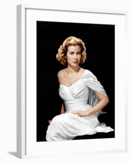 Grace Kelly, ca. 1954-null-Framed Photo