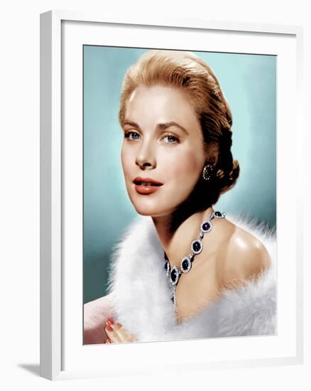 Grace Kelly, ca. 1955-null-Framed Photo