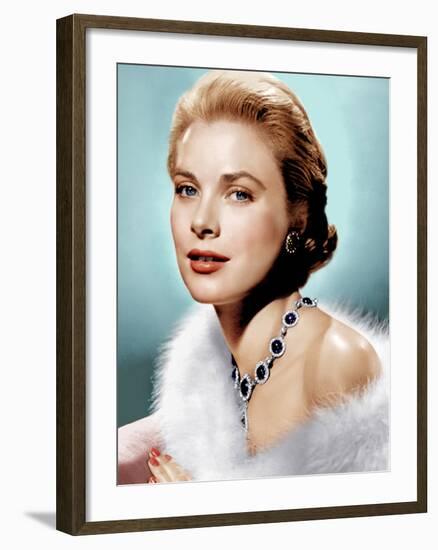 Grace Kelly, ca. 1955-null-Framed Photo