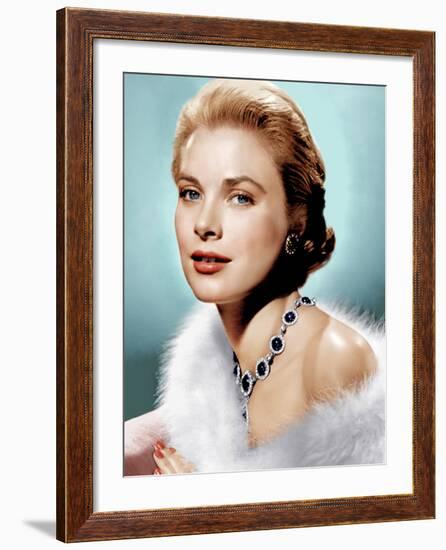 Grace Kelly, ca. 1955-null-Framed Photo