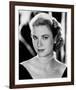 Grace Kelly Curly Hair, Red lipstick wearing Black Gown Portrait-Movie Star News-Framed Photo