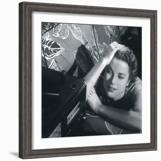 Grace Kelly II-British Pathe-Framed Giclee Print