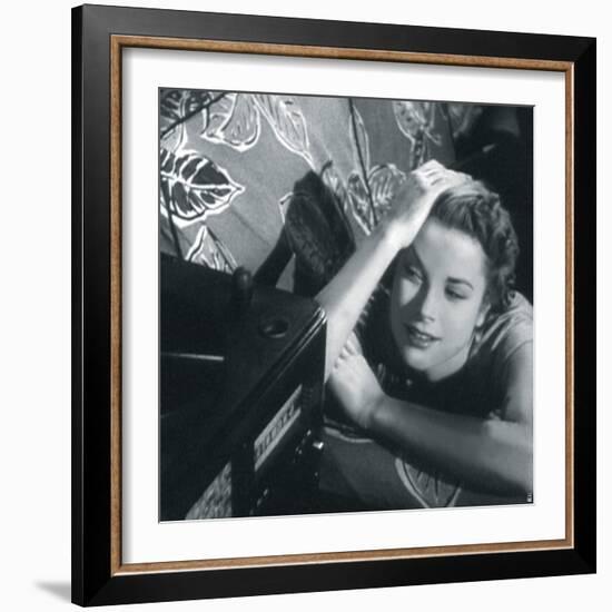 Grace Kelly II-British Pathe-Framed Giclee Print