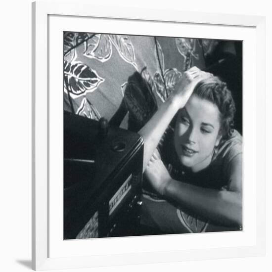 Grace Kelly II-British Pathe-Framed Giclee Print