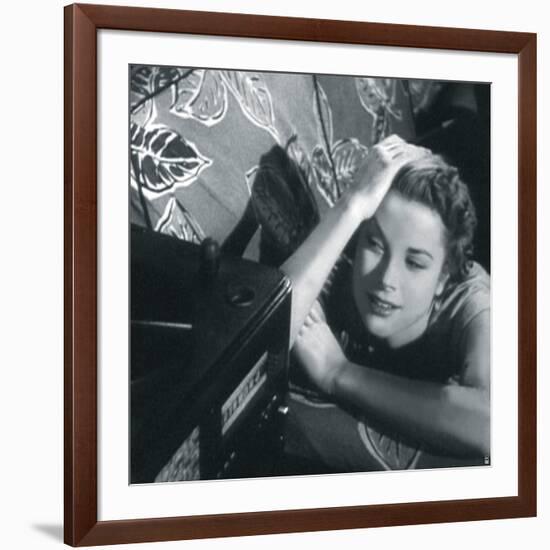 Grace Kelly II-British Pathe-Framed Giclee Print