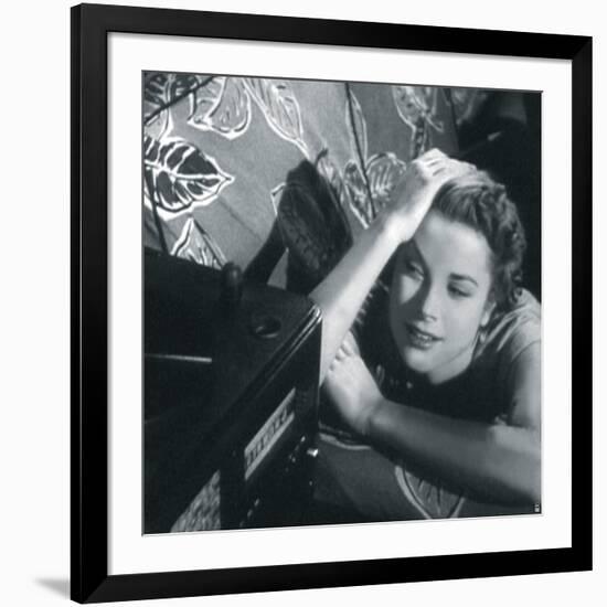 Grace Kelly II-British Pathe-Framed Giclee Print