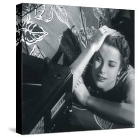 Grace Kelly II-British Pathe-Stretched Canvas